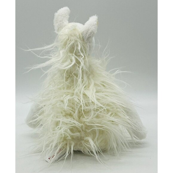 Aurora Llama Plush White Fuzzy 9 inch Stuffed Animal 2019 Alpaca - Picture 4 of 10